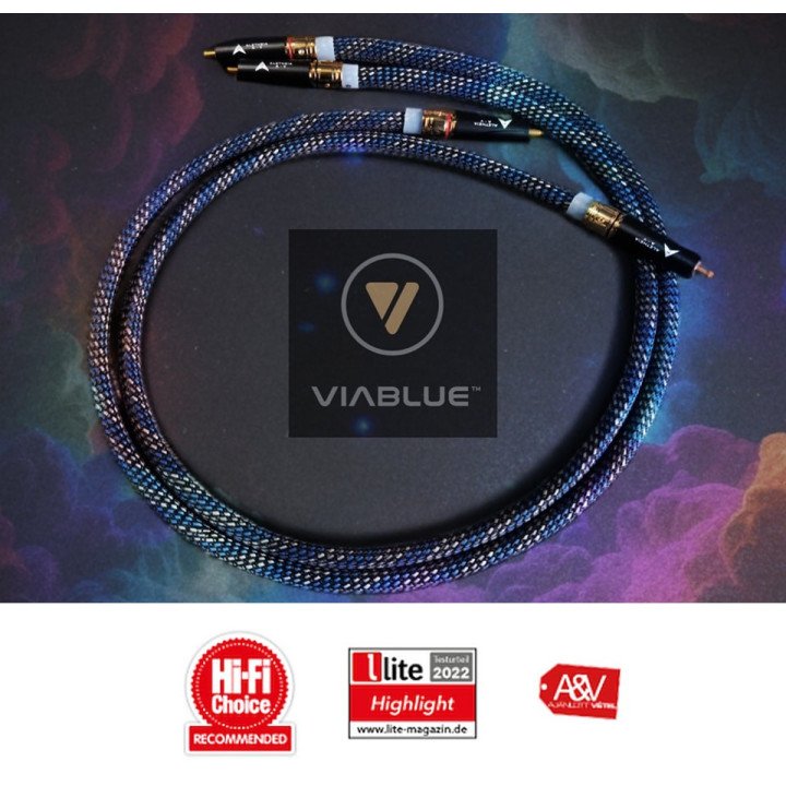 Cable VIABLUE SC-4 terminado en México por Aletheia AV empleando conectores RCA HLC