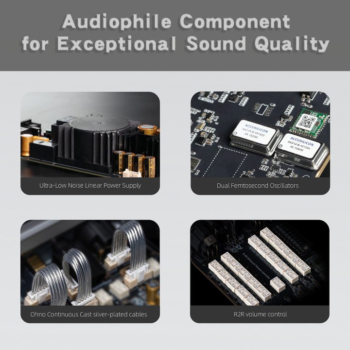 Luxsin X9 DAC/amplificador audífonos/eq./ Asistido por IA