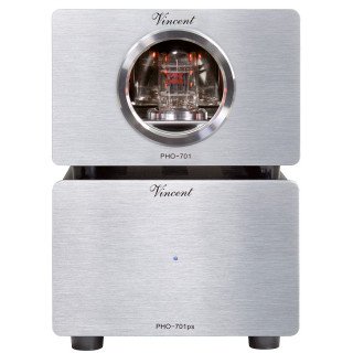 Vincent PHO-701 preamplificador fono MM y MC con salida de bulbo