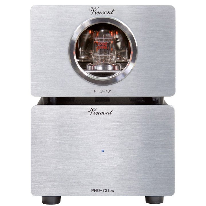 Vincent PHO-701 preamplificador fono MM y MC con salida de bulbo